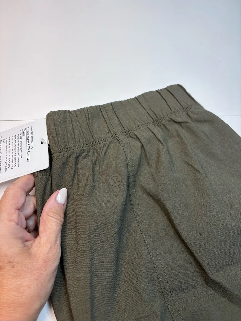 Lululemon “LuluLinen” Olive Green MR Cargo Pants NWT Size XL #cargo #lululemon
